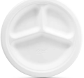 Chinet Classic White 10-3 8  Dinner 3-Compartment Plates (165 ct.) Sale