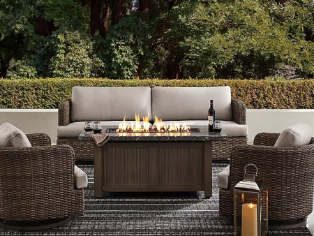 Member s Mark Brexley 4-Piece Deep Seating Set with Fire Pit on Sale