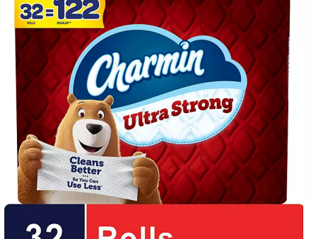 Charmin Ultra Strong Toilet Paper (231 sheets roll, 32 rolls) For Sale