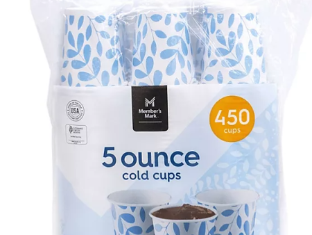 Member s Mark Printed Paper Bath Cold Cup (5 oz., 450 ct.) Cheap