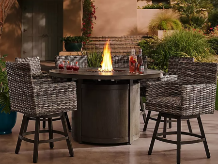 Member s Mark Halstead 7-Piece Balcony Fire Dining Set Sale