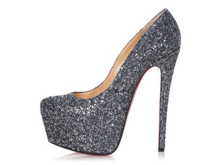 Christian Louboutin Blue Khol Daffodile Spotlight 160 Pumps Hot on Sale