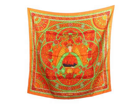 Hermès Lumières de Paris Silk Scarf 90cm Online Hot Sale