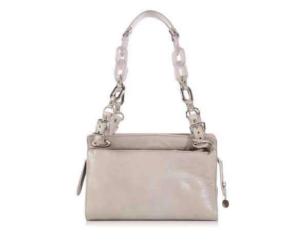 Balenciaga Gray Cherche Midi Satchel For Sale