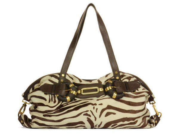 Jimmy Choo Zebra Print Ponyhair Tote Supply