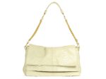 Bottega Veneta Cream Python Shoulder Bag Supply