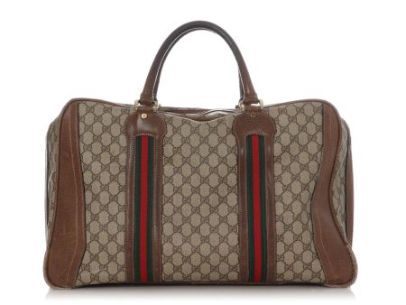 Gucci Vintage GG Duffle Bag Sale