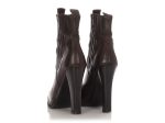 Balenciaga Brown Leather Ankle Boots Discount