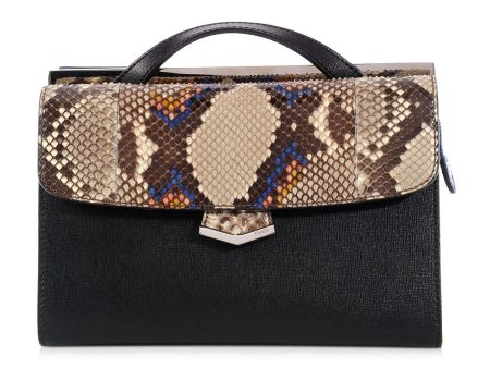 Fendi Color Block Python Demi Jour Discount