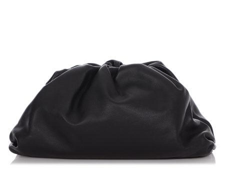 Bottega Veneta Black Calfskin The Pouch Hot on Sale