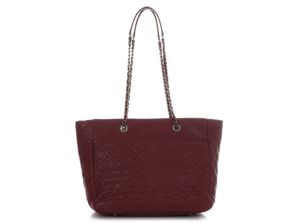 Chanel Vintage Duo Burgundy Tote Sale