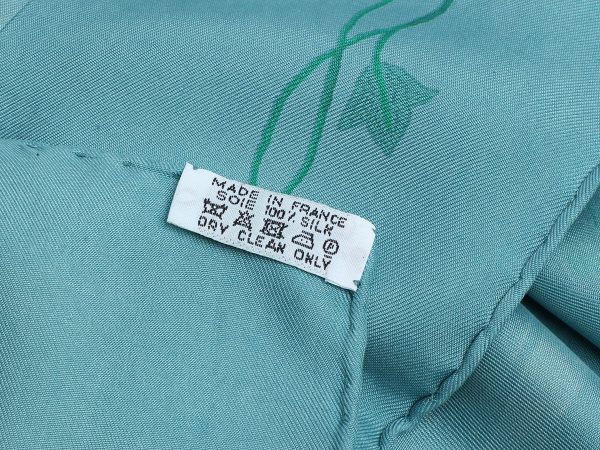 Hermès Blue Brides de Gala Fleuries Dip Dyed Silk Scarf 90cm on Sale