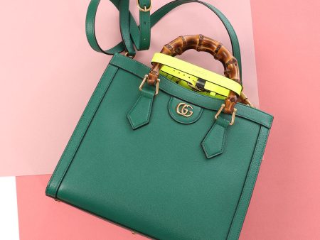 Gucci Small Green Diana Tote Online