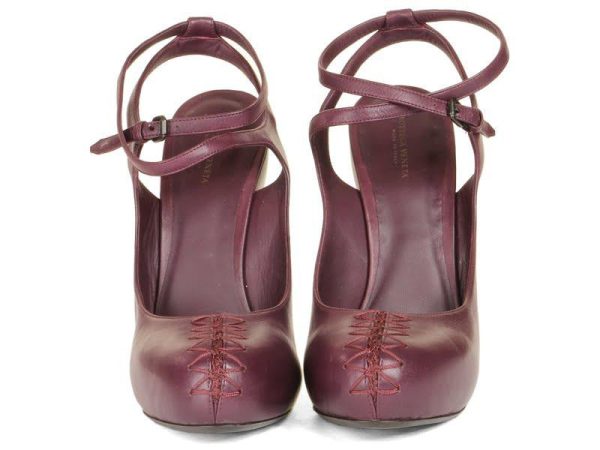 Bottega Veneta Boysenberry Wedge Platforms Supply