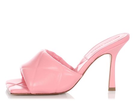 Bottega Veneta Pink The Rubber Lido Mules Fashion