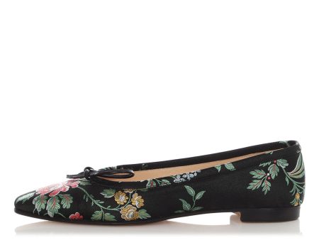 Manolo Blahnik Flower Flats Online Sale