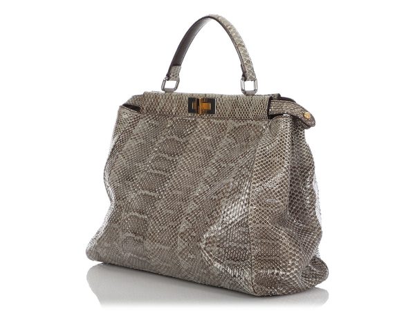 Fendi Large Python Peekaboo Fashion