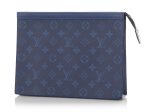 Louis Vuitton Blue Monogram Taigarama Pochette For Cheap