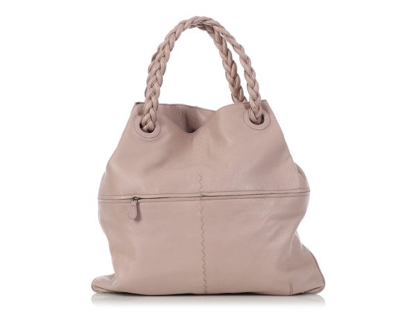 Bottega Veneta Dusty Rose Cervo Deerskin Julie Tote Discount