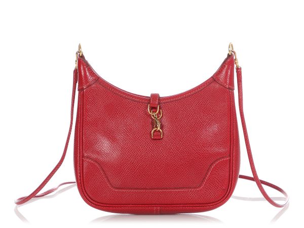 Hermès Vintage Red Micro Mini Trim 15 Fashion