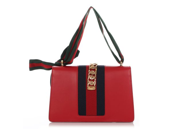 Gucci Medium Red Sylvie Bag Online