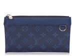 Louis Vuitton Blue Taigarama Pochette Discovery PM Sale