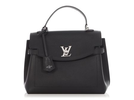 Louis Vuitton Black LockMe Ever MM Hot on Sale