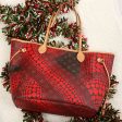 Louis Vuitton Red Kusama Dots Neverfull MM For Discount