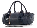 Balenciaga Blue Ostrich Leg Trim Whistle Bag For Cheap