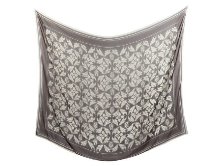 Dolce & Gabbana Brown and Cream Print Shawl on Sale