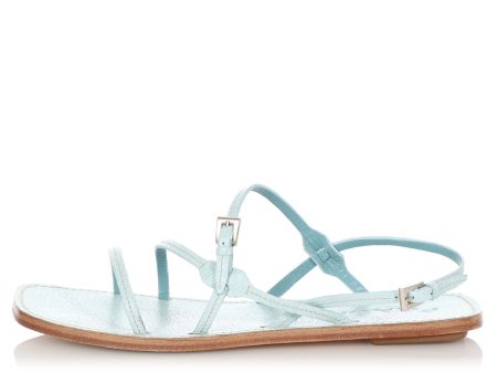 Prada Lago Strappy Sandals Online Hot Sale