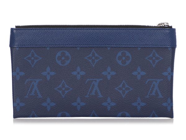 Louis Vuitton Blue Taigarama Pochette Discovery PM Sale