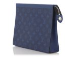 Louis Vuitton Blue Monogram Taigarama Pochette For Cheap