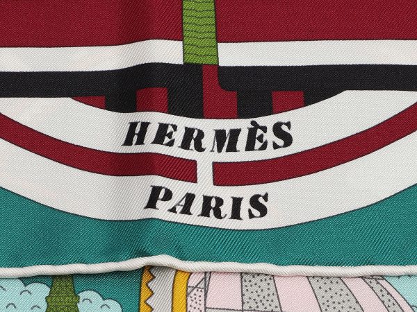 Hermès Le Tour du Monde en 63 Cases Silk Scarf 90cm Discount