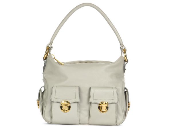 Marc Jacobs Small Light Gray Multipocket Hot on Sale