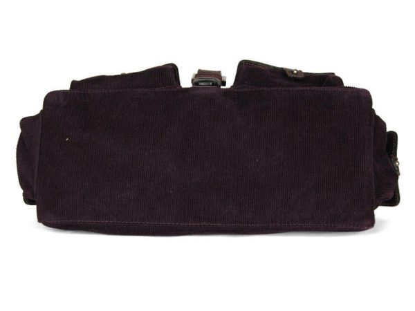 Luella Purple Corduroy Anouk Bag Discount