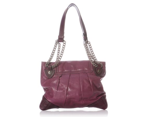 Marc Jacobs Purple Pleated Bag Supply