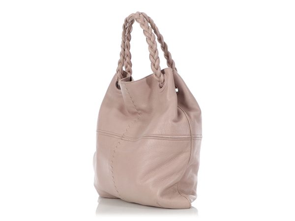 Bottega Veneta Dusty Rose Cervo Deerskin Julie Tote Discount