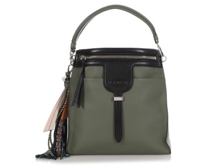 Tod s Sage Green Thea Bucket Bag For Sale