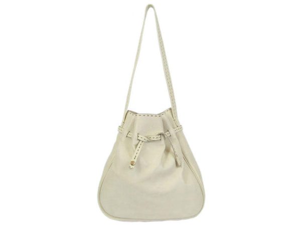 Henry Beguelin White Shoulder Bag For Cheap