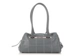 Chanel Gray Chocolate Bar-Quilted Caviar LAX Duffle Hot on Sale