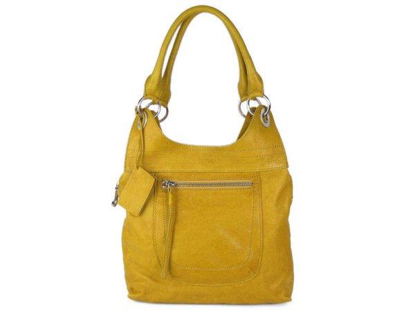 Linea Pelle Mustard Yellow Nikki Tote Hot on Sale