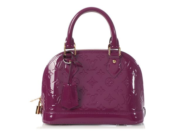 Louis Vuitton Amethyste Monogram Vernis Alma BB For Cheap