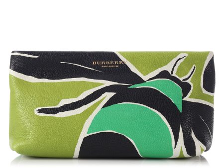 Burberry Green Bee Prorsum Clutch Discount