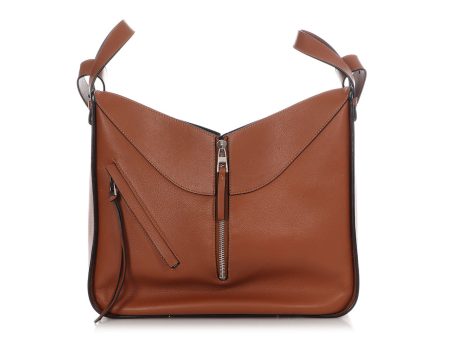 Loewe Medium Brown Hammock Bag Hot on Sale