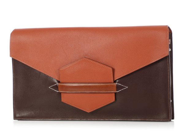 Hermès Tricolor Faco II Convertible Clutch Fashion