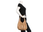 Jimmy Choo Beige Mandah Expandable Hobo on Sale