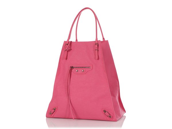 Balenciaga 2013 Pink Papier Basket Tote Online now