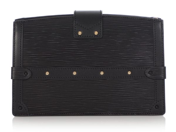 Louis Vuitton Black Epi Trunk Clutch Online now