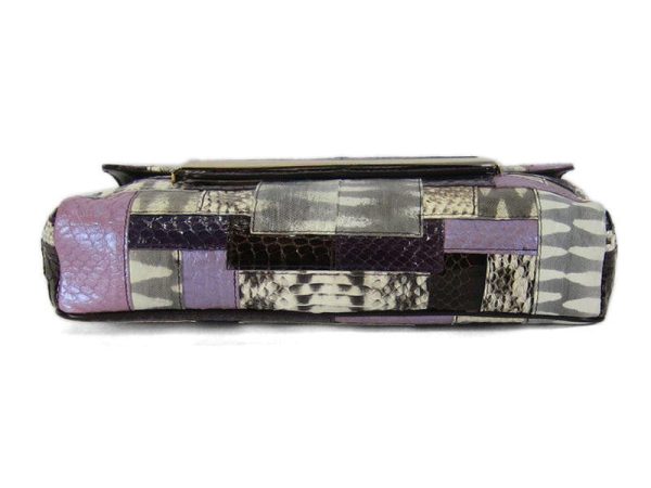 Jimmy Choo Snakeskin Patchwork Celeste Clutch Online Sale